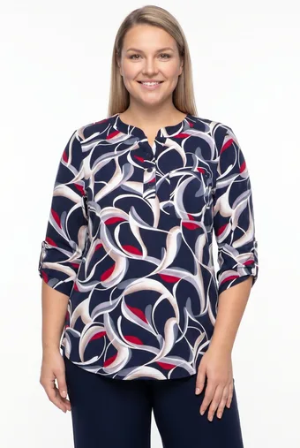 copy of Tamnoplava i bijela bluza