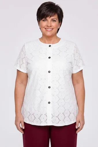 copy of Tamnoplava bluza s ukrasnim gumbima