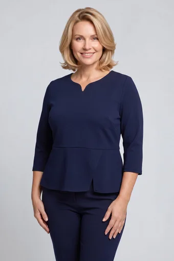 elegantna bluza tamnoplava bluza